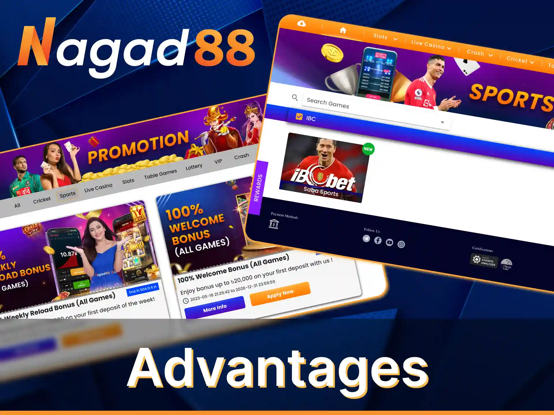 Nagad88 offers the best conditions for users from Bangladesh.